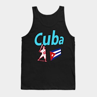 Cuba Baseball Tank Top